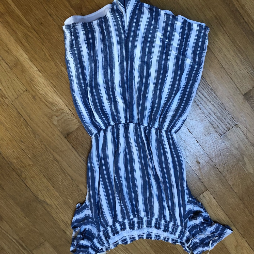 Blue hollister romper